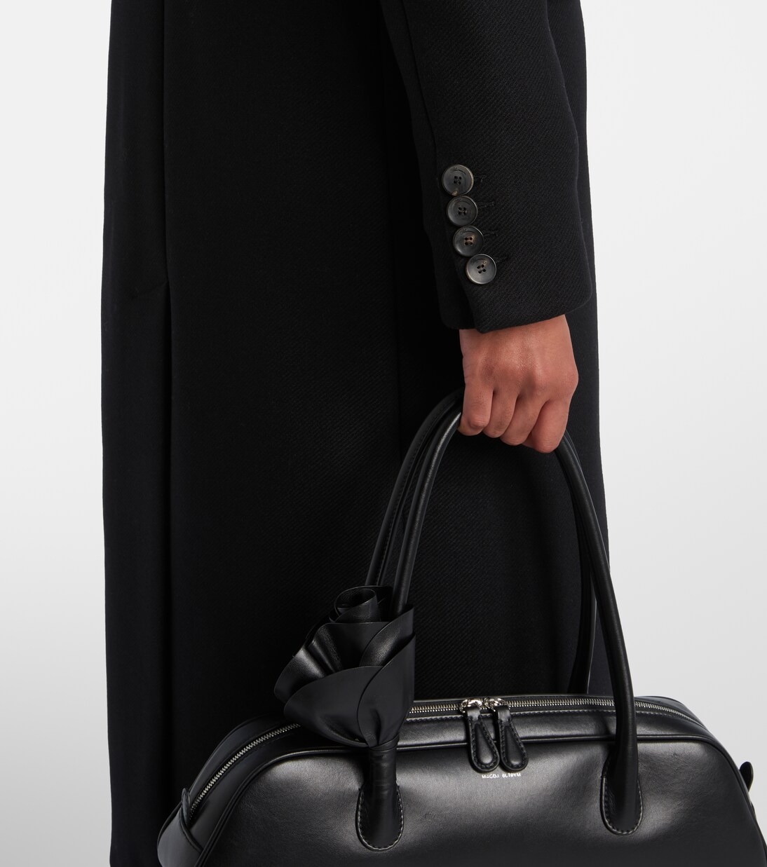 Mantel aus einem Wollgemisch mit Kristallen | Blumarine