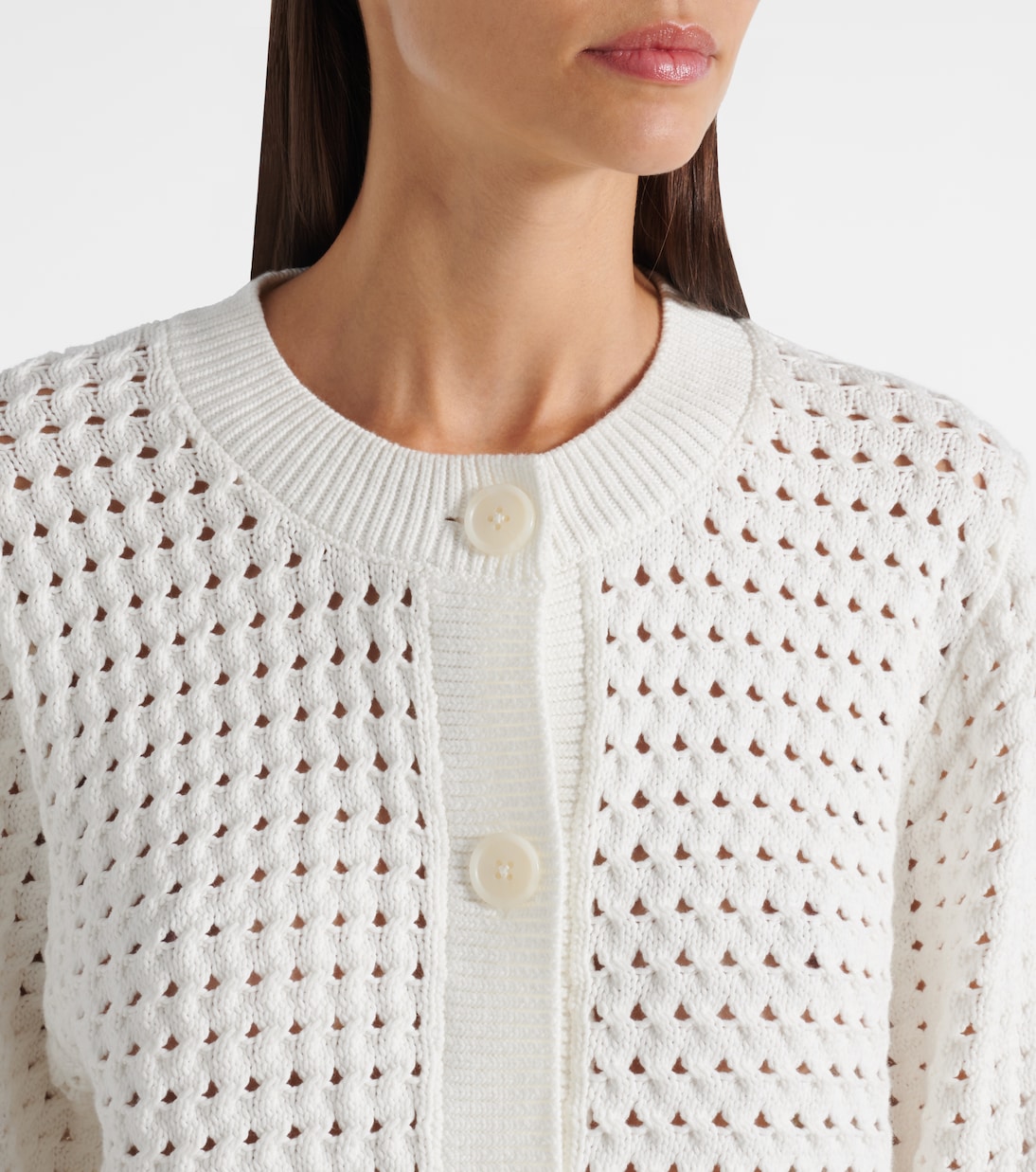 Cárdigan calado Bettina en mezcla de algodón | Varley