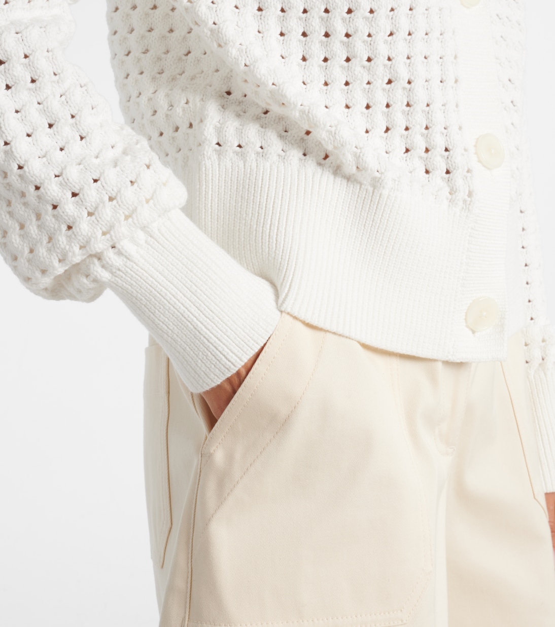 Cárdigan calado Bettina en mezcla de algodón | Varley