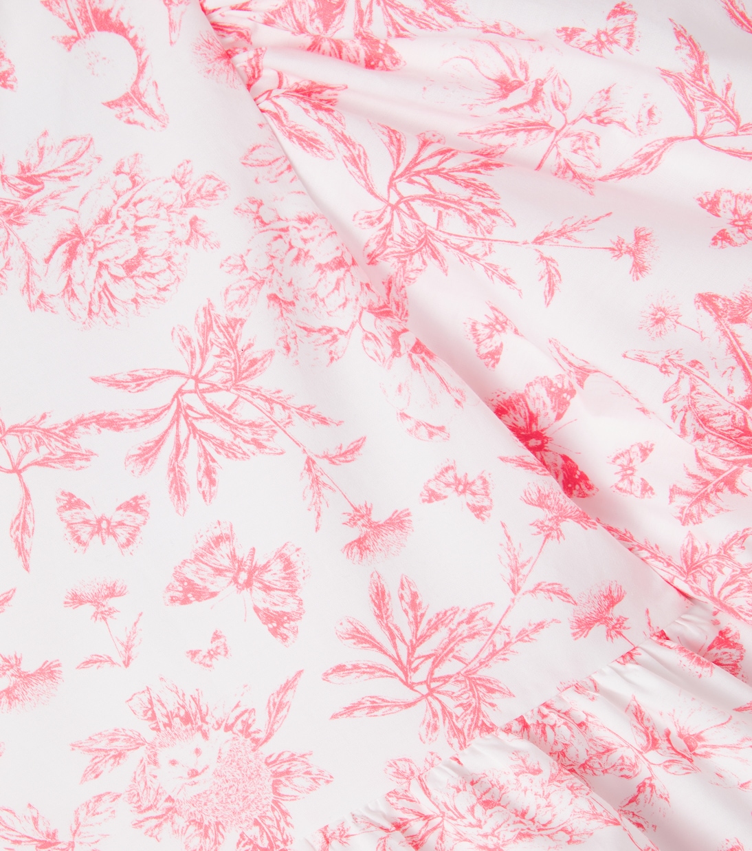 Printed puff-sleeve cotton dress | Tartine et Chocolat