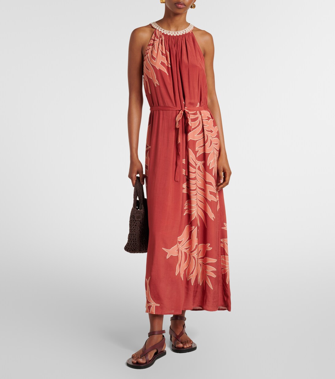 Robe longue Odessa imprimée | Velvet