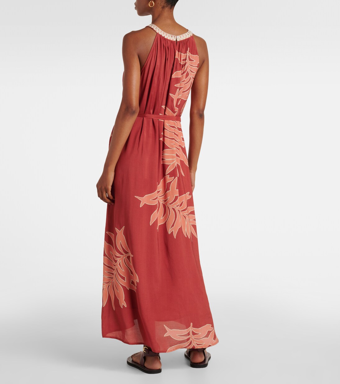 Robe longue Odessa imprimée | Velvet