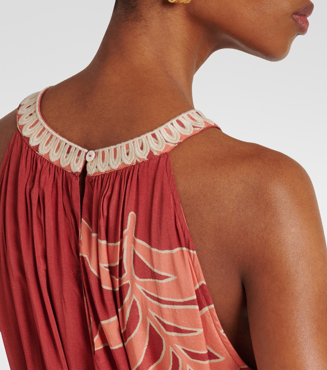 Robe longue Odessa imprimée | Velvet