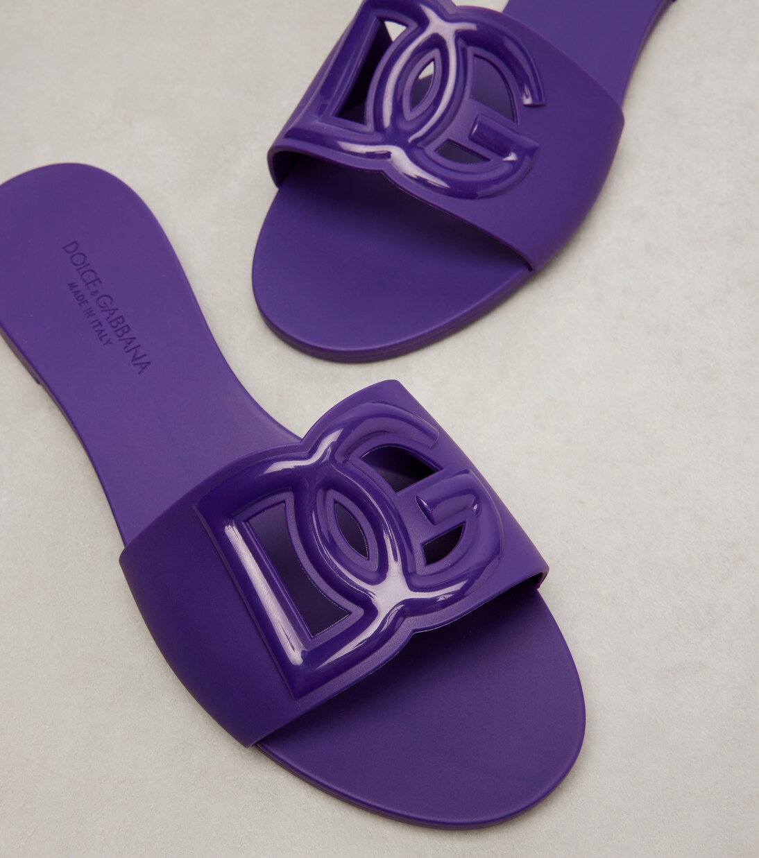DG rubber slides | Dolce&Gabbana