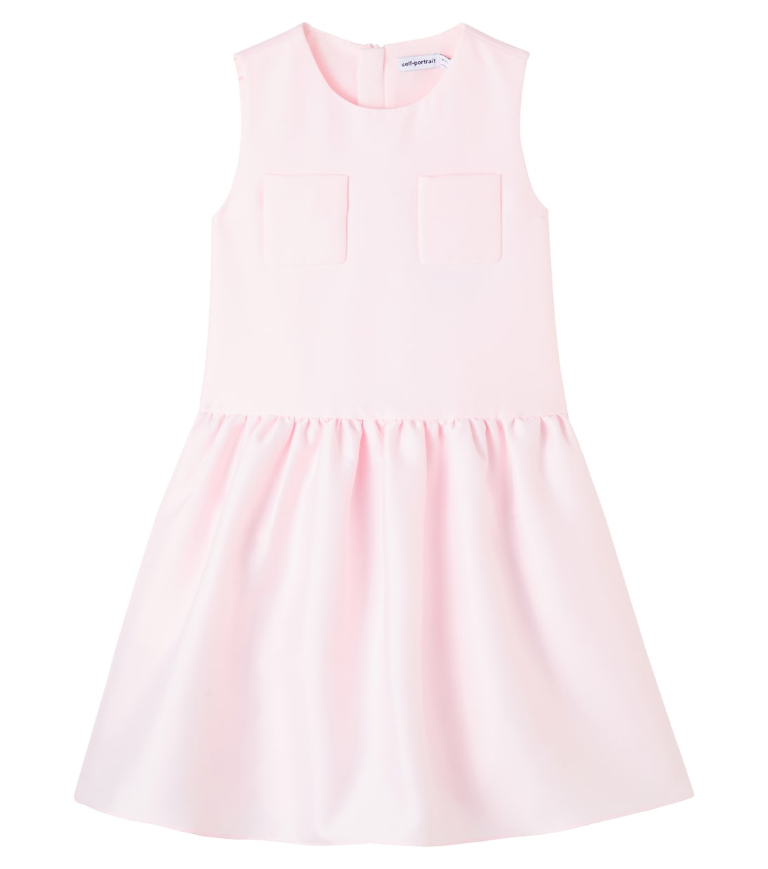 Taffeta-trimmed dress | Self-Portrait Kids