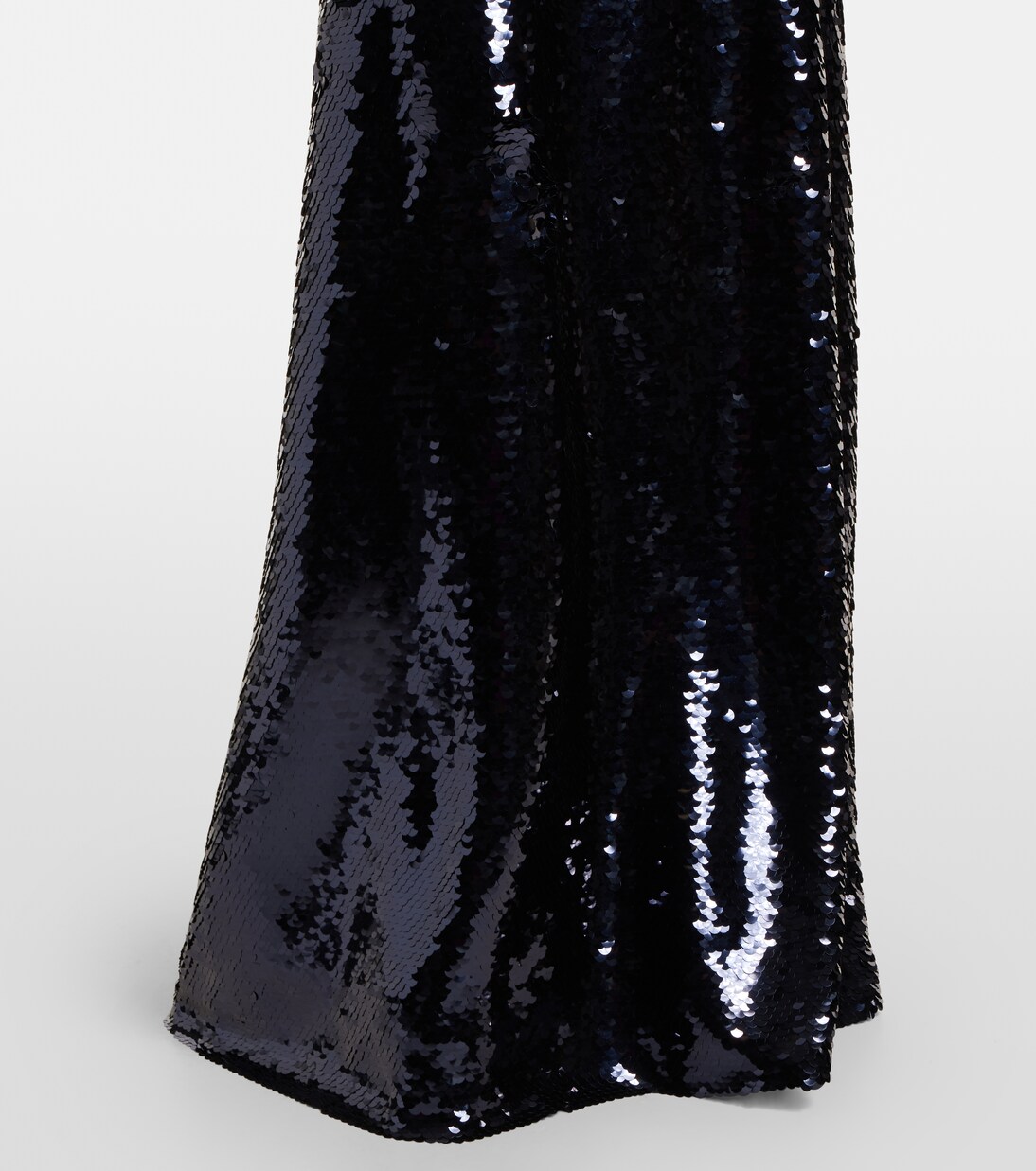 Abito lungo in velluto con paillettes | Monique Lhuillier