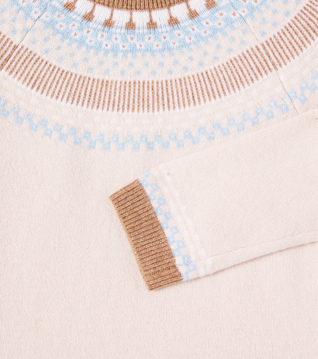 Wool jacquard sweater | Tartine et Chocolat