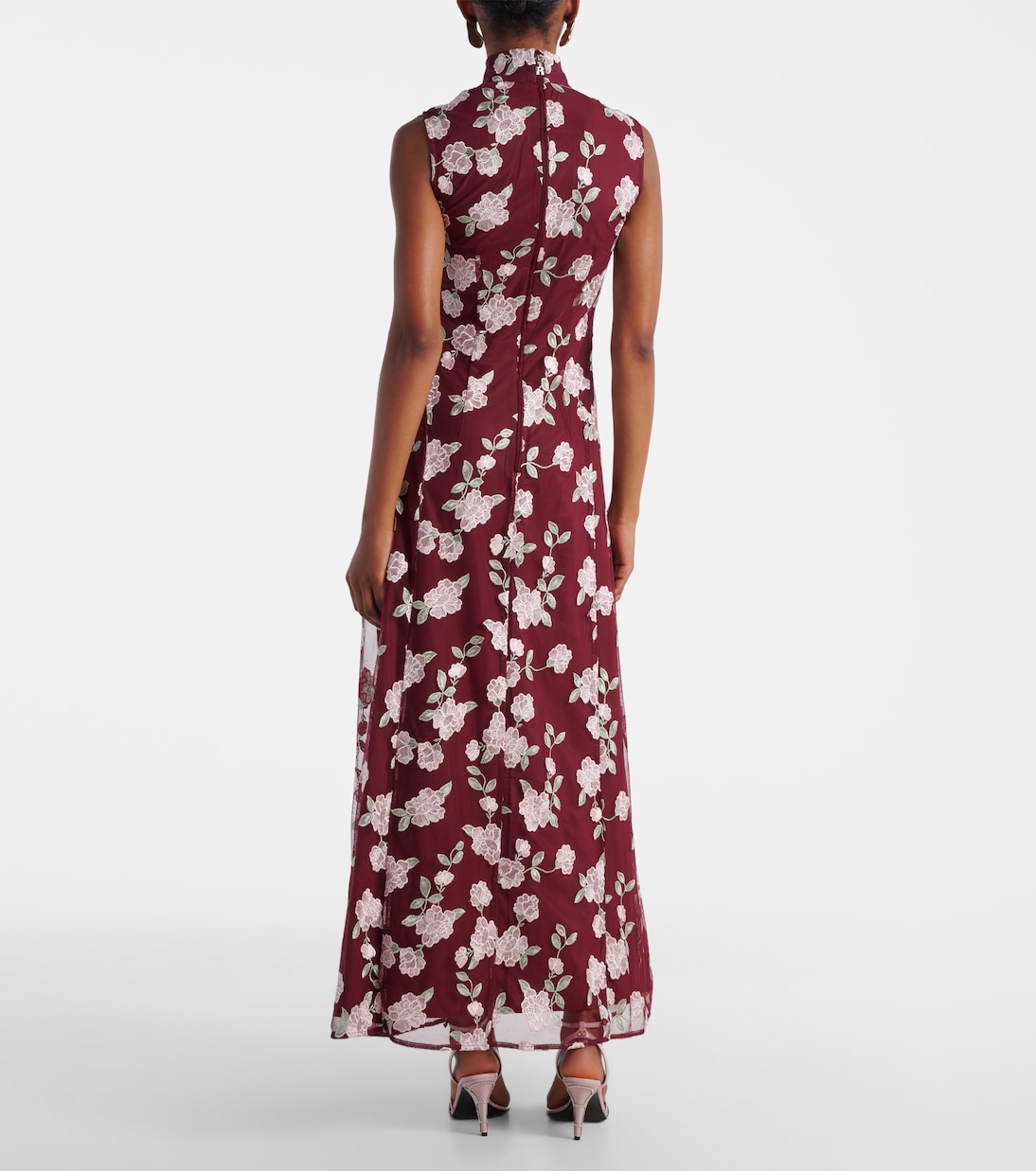 Robe longue à fleurs | Rotate