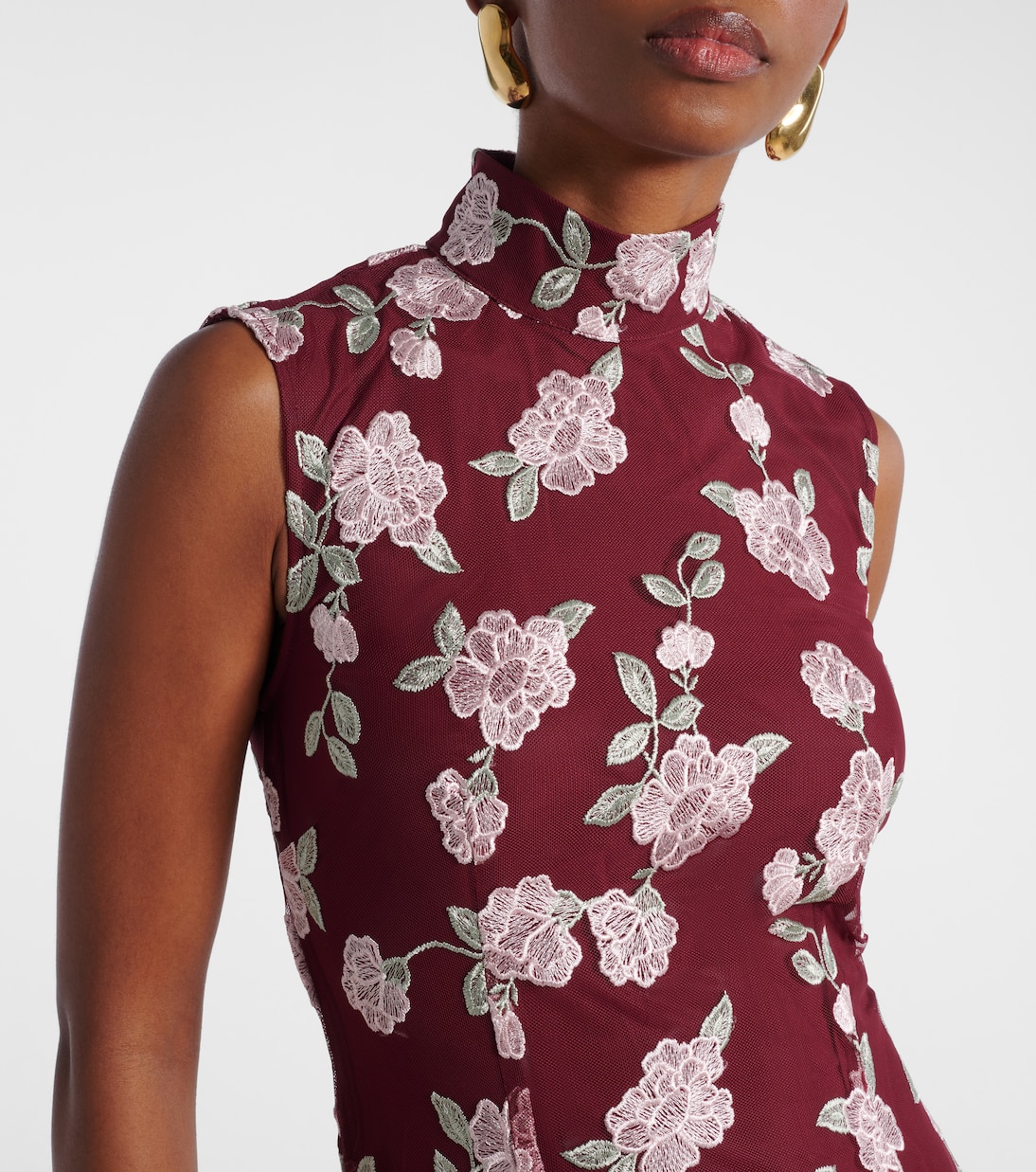 Robe longue à fleurs | Rotate