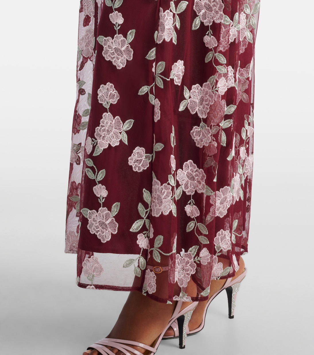 Robe longue à fleurs | Rotate