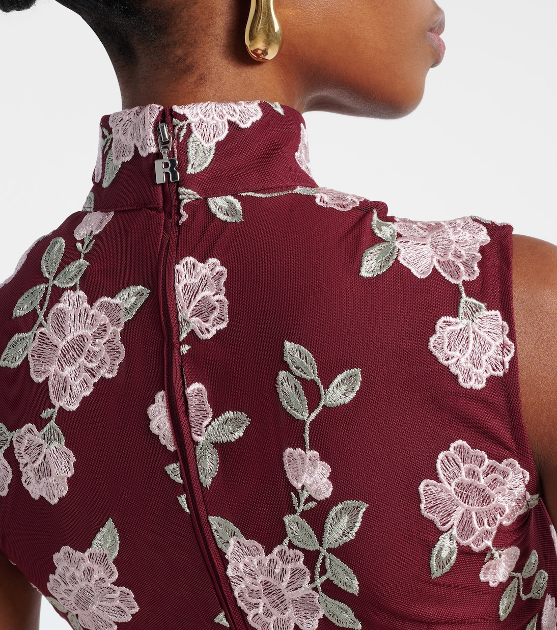 Robe longue à fleurs | Rotate