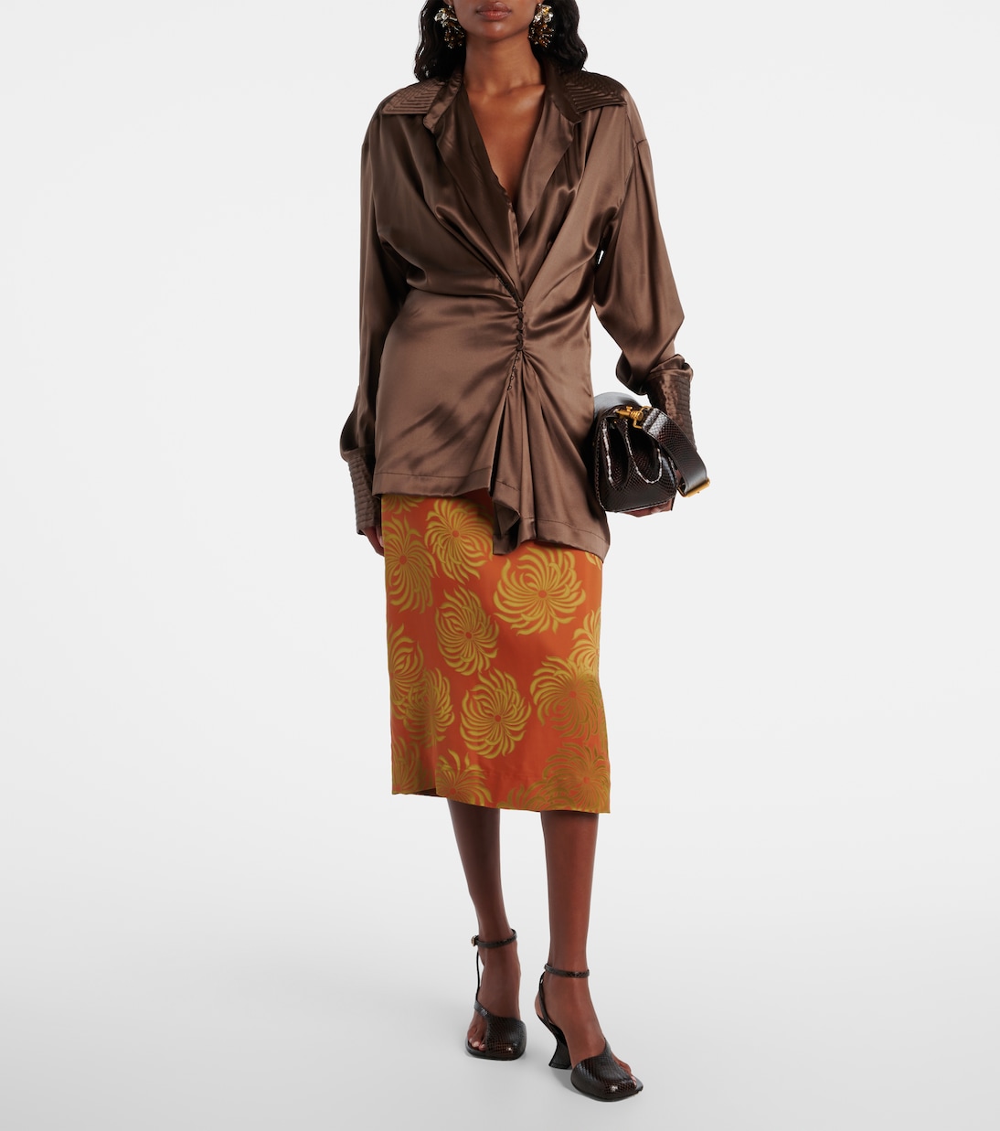 Printed midi skirt | Dries Van Noten