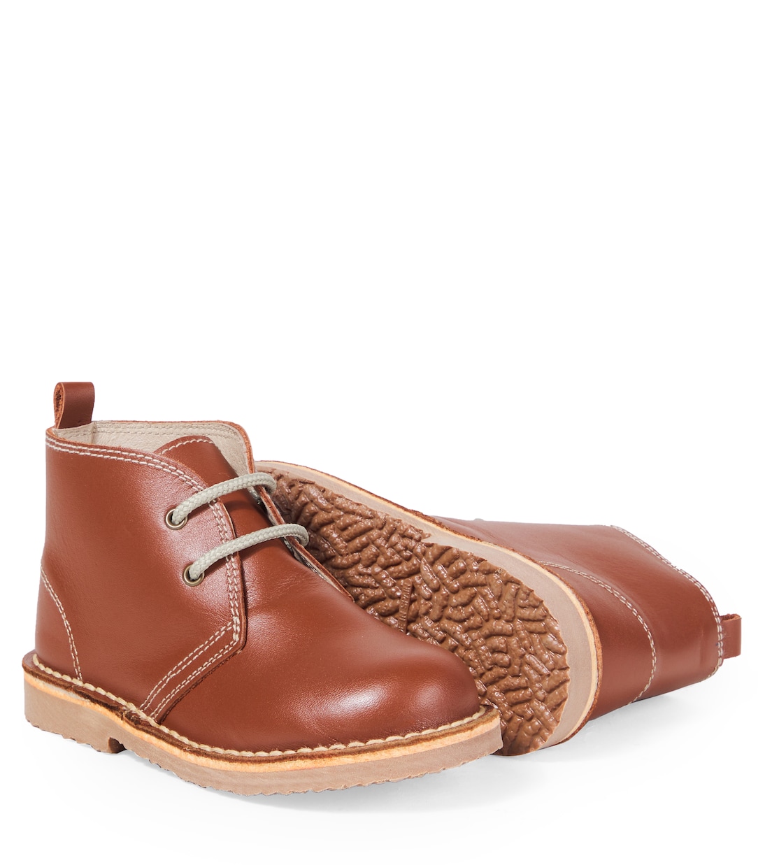 Leather desert boots | La Coqueta