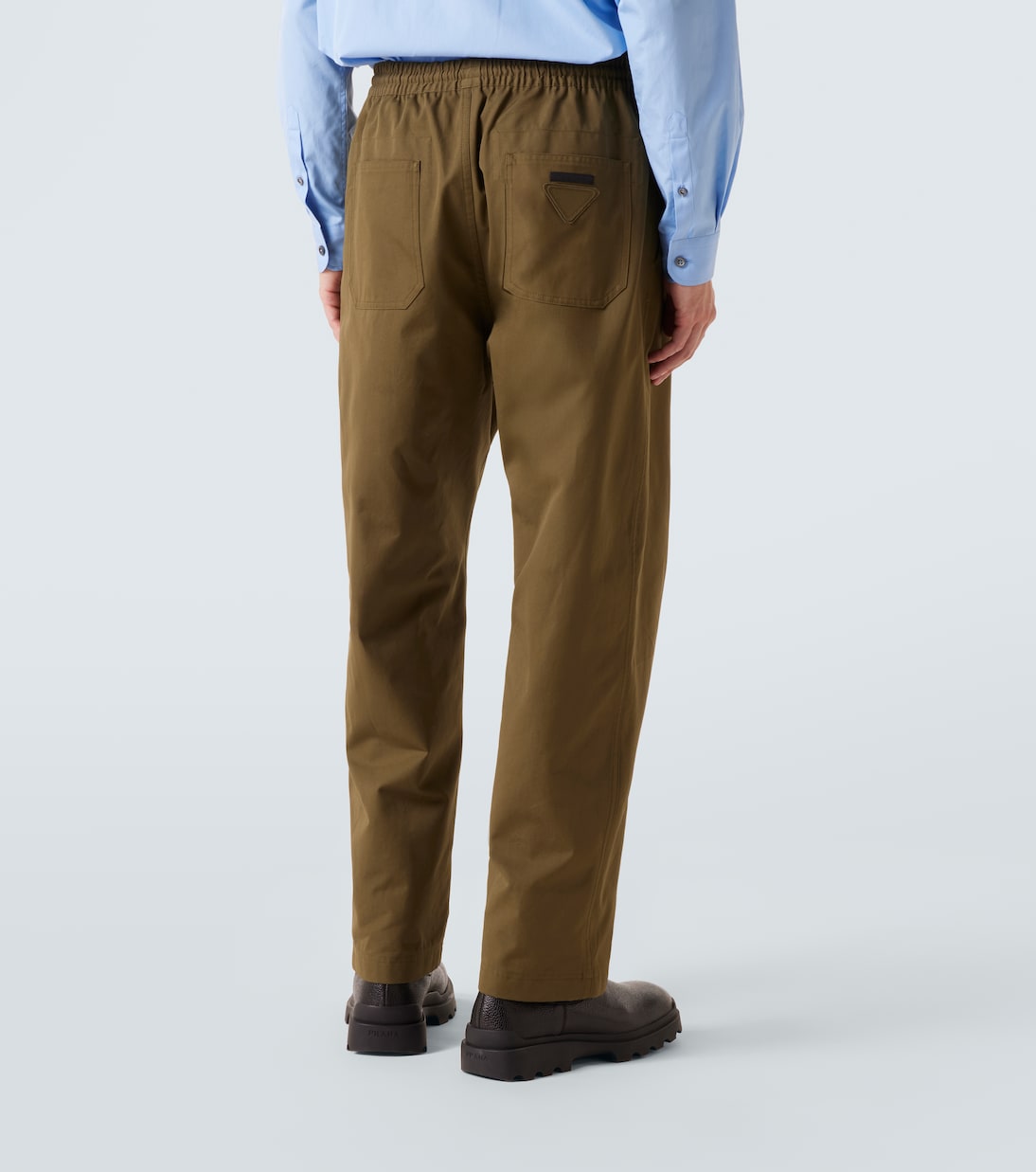 Cotton straight pants | Prada