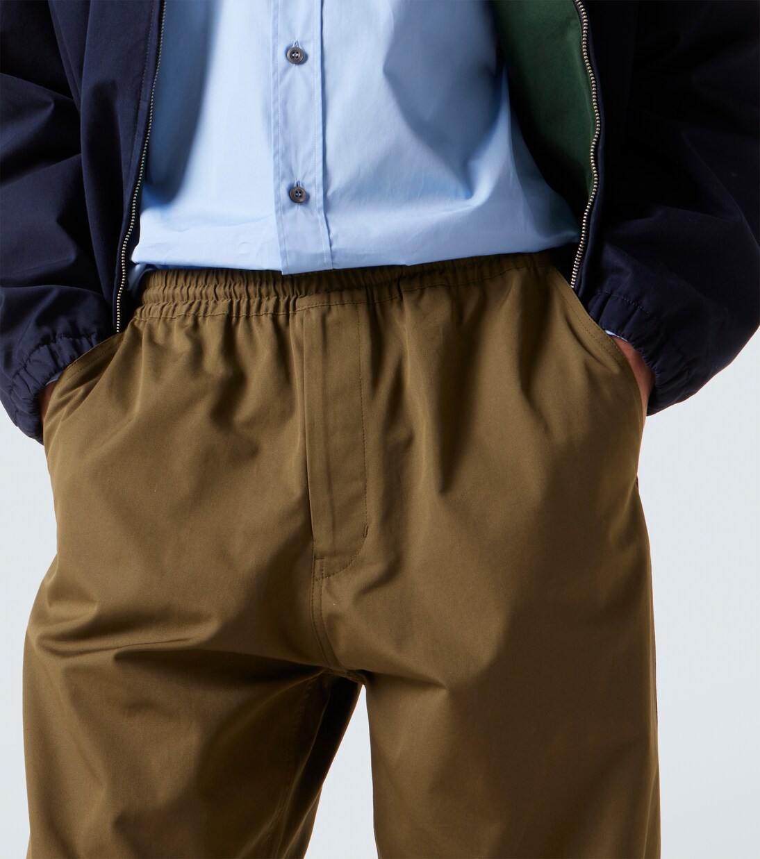 Cotton straight pants | Prada