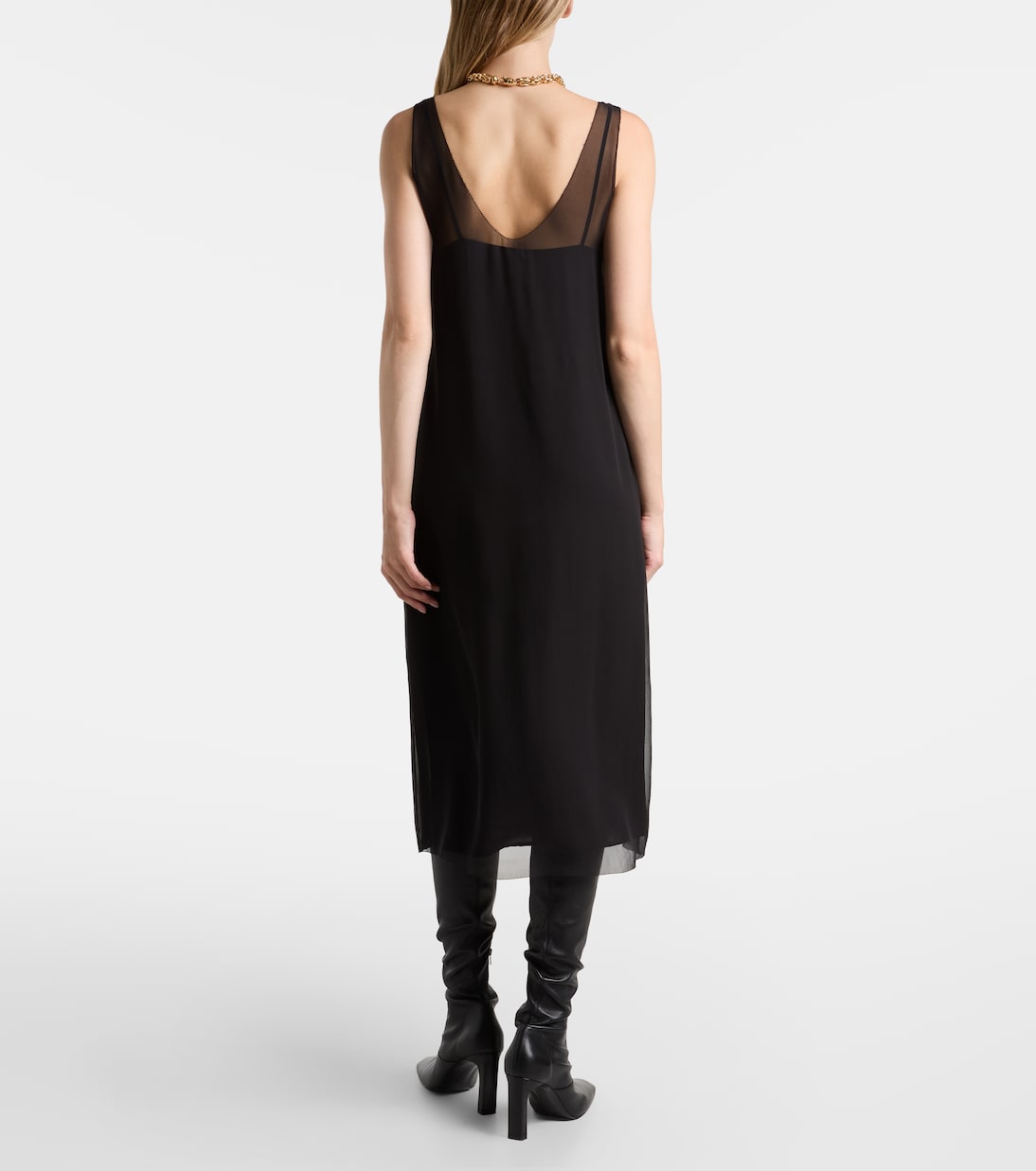 Slipdress aus Seidenchiffon | Toteme