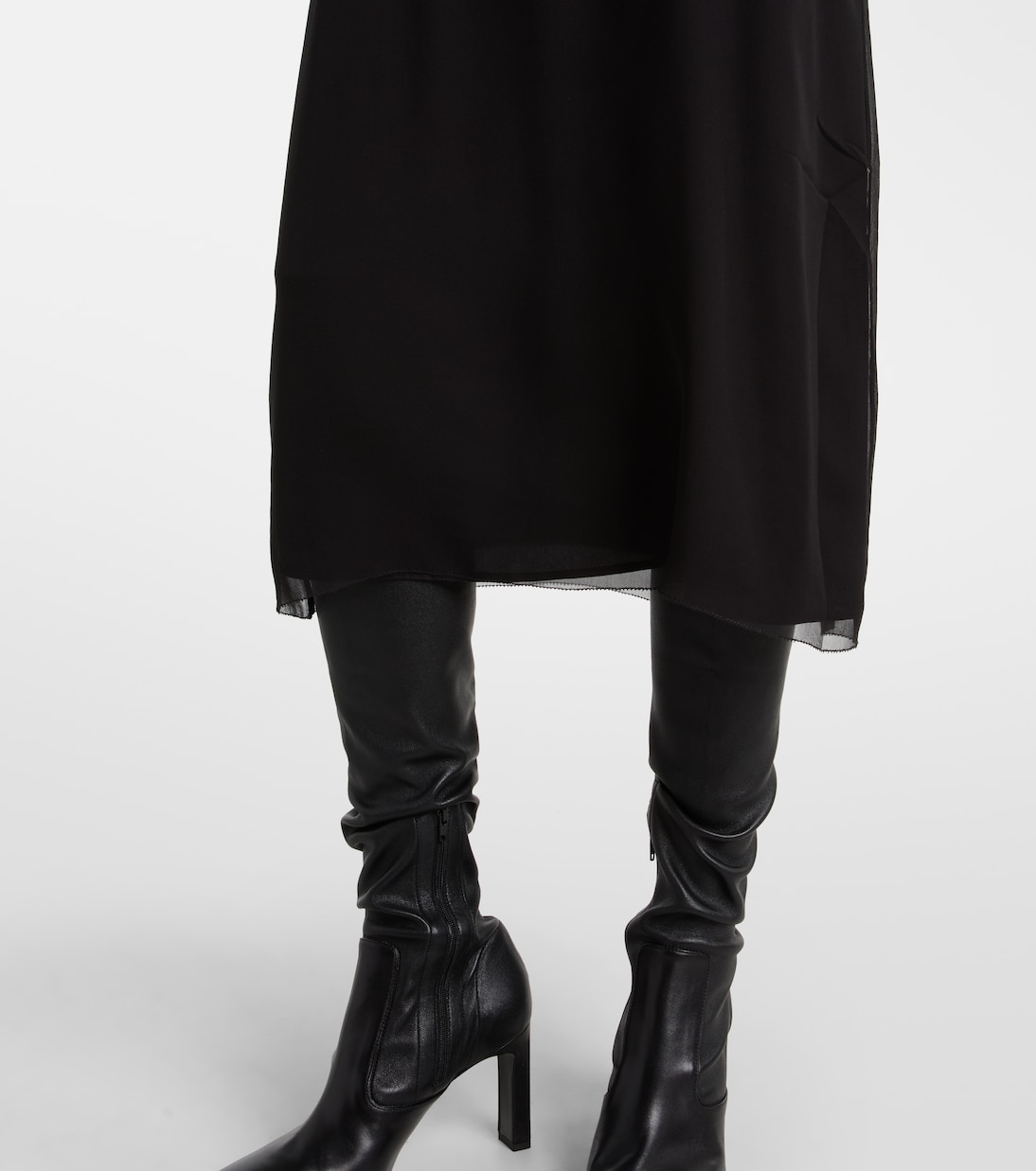 Slipdress aus Seidenchiffon | Toteme