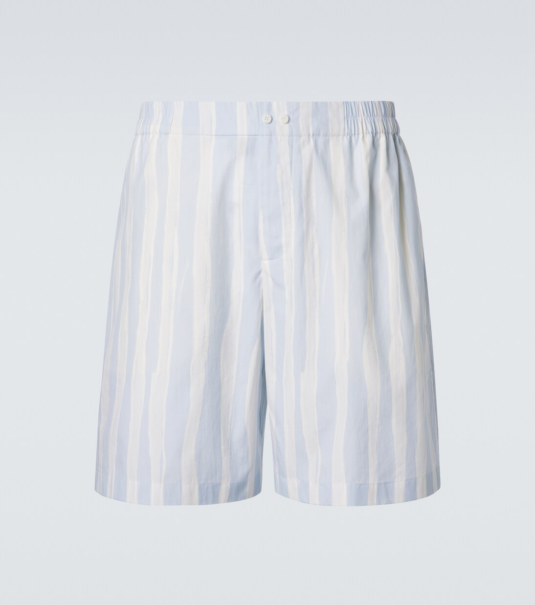 Shorts Caleçon de popelín de algodón a rayas | Jacquemus