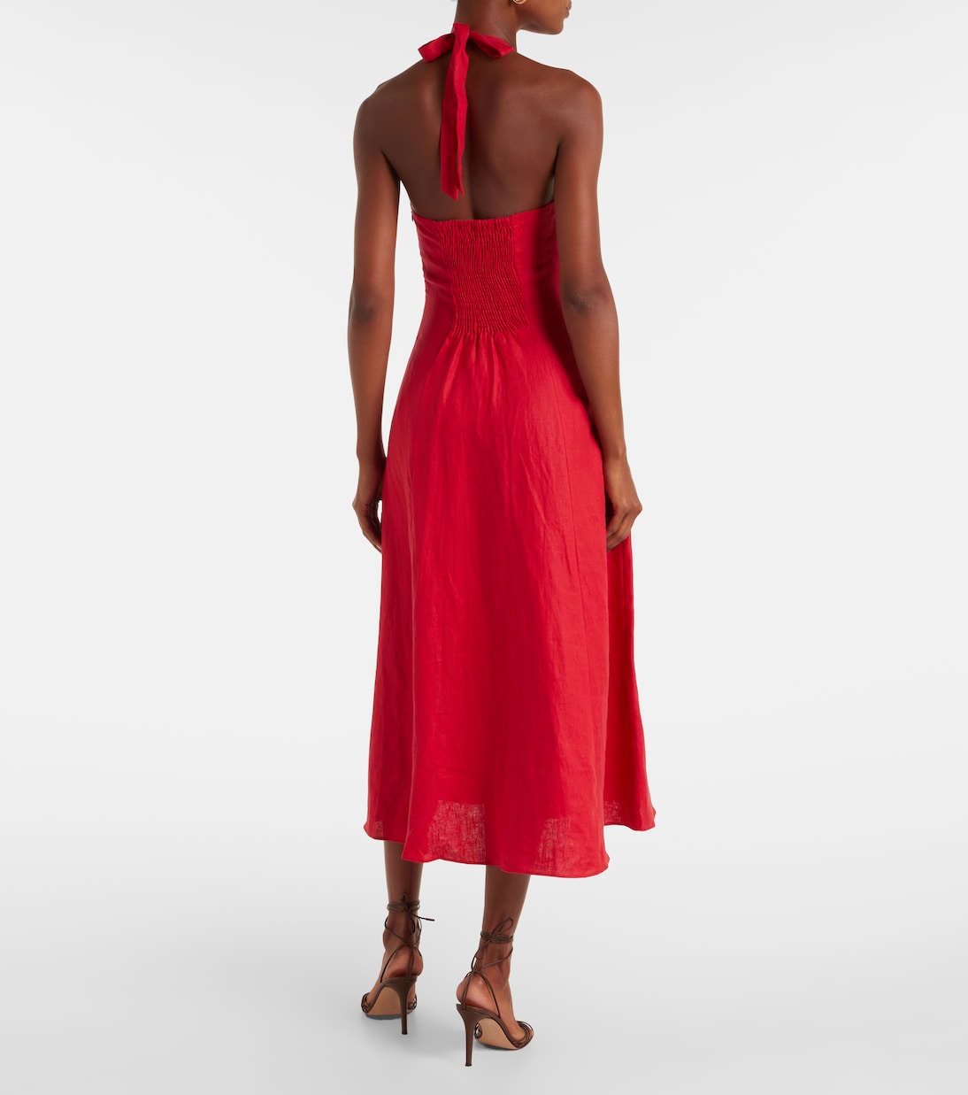 Midikleid Marais aus Leinen | Faithfull