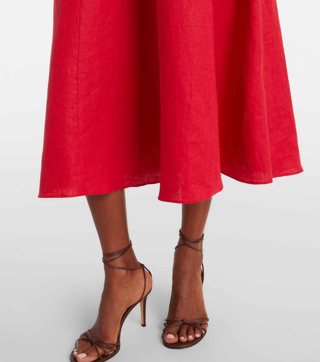 Midikleid Marais aus Leinen | Faithfull