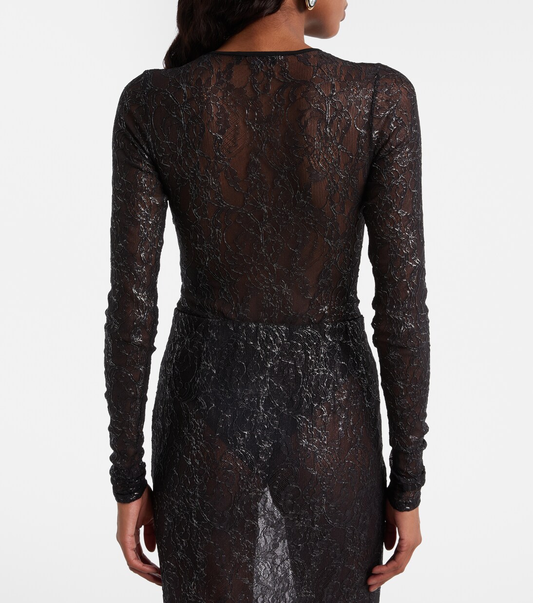Floral lace bodysuit | Wardrobe.NYC