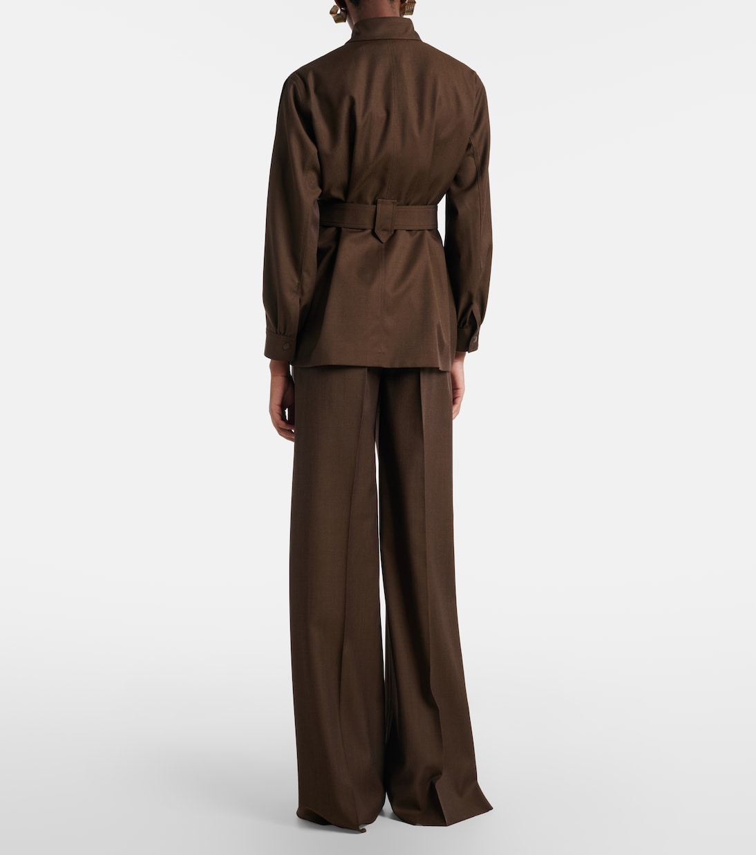 Pantalon ample Quorum en laine vierge | Max Mara