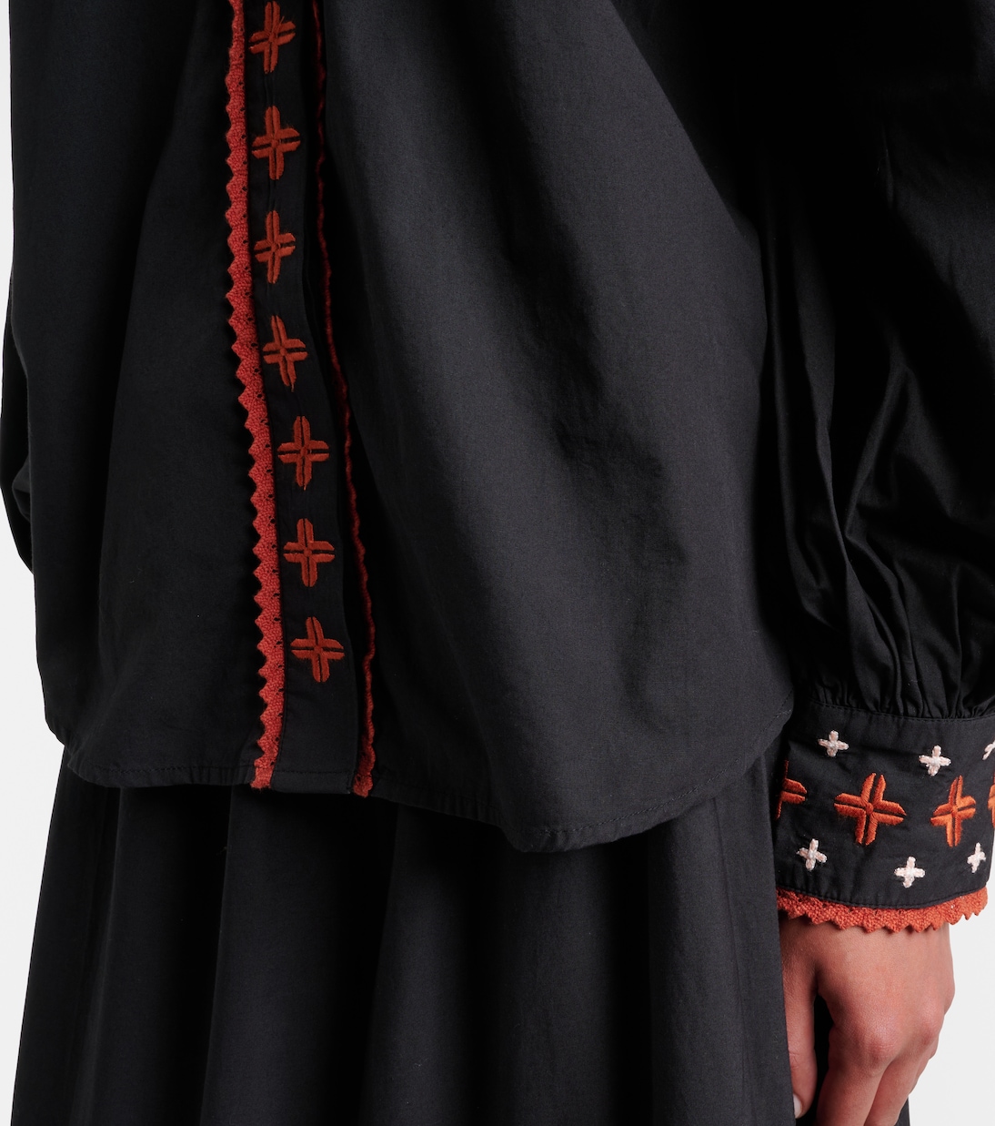 Embroidered cotton shirt | Farm Rio