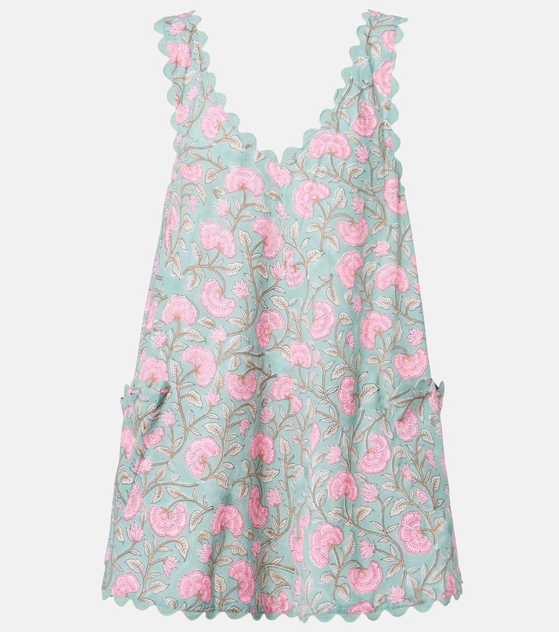Floral cotton minidress | Juliet Dunn