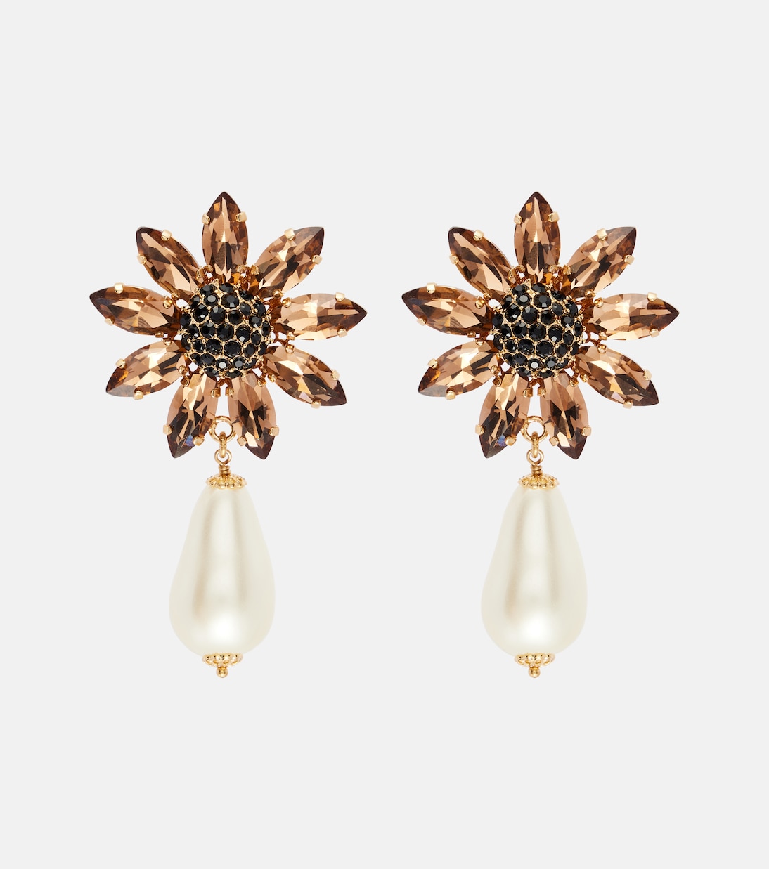 Re-Edition embellished clip-on earrings | Dolce&Gabbana