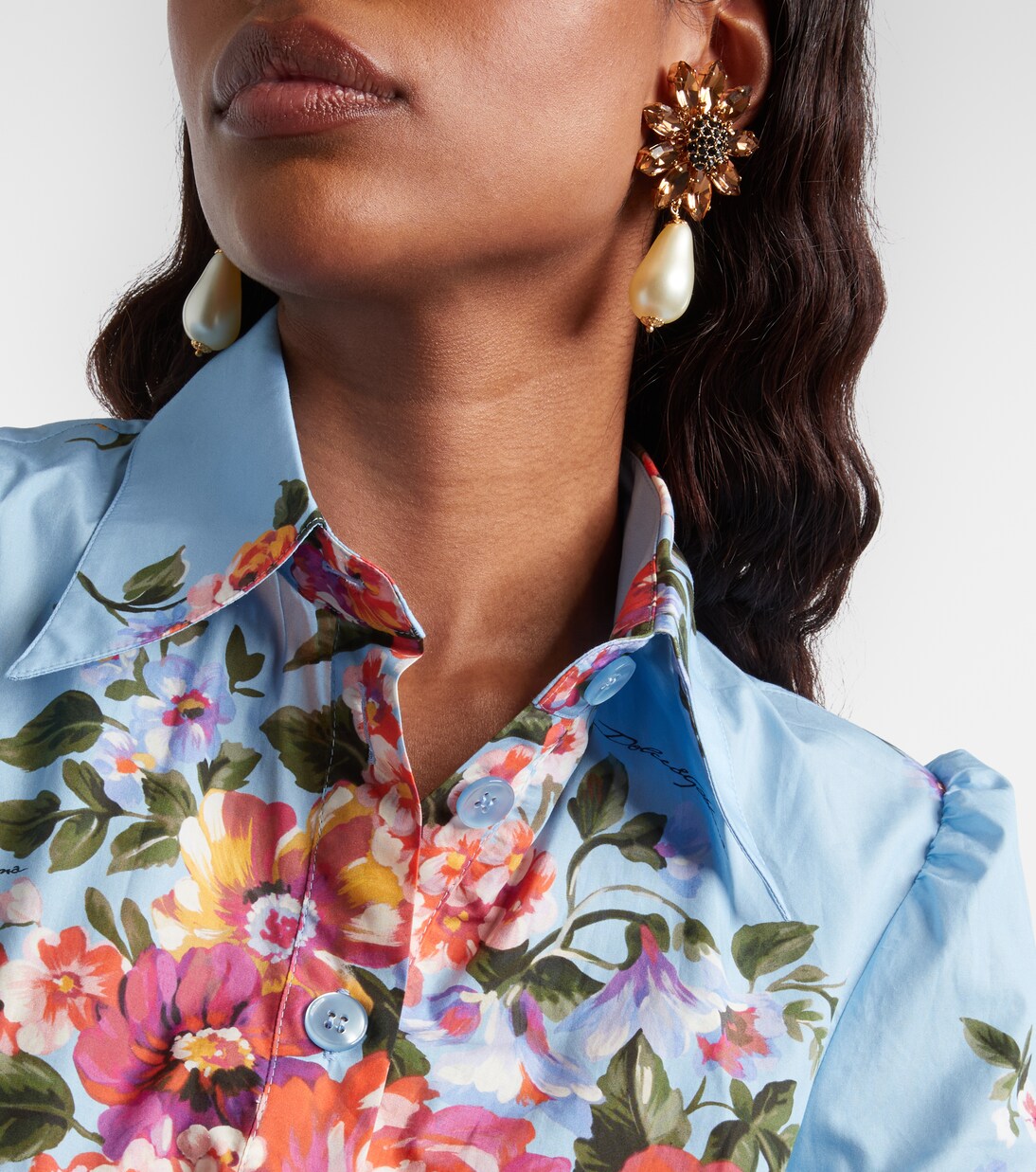 Re-Edition embellished clip-on earrings | Dolce&Gabbana