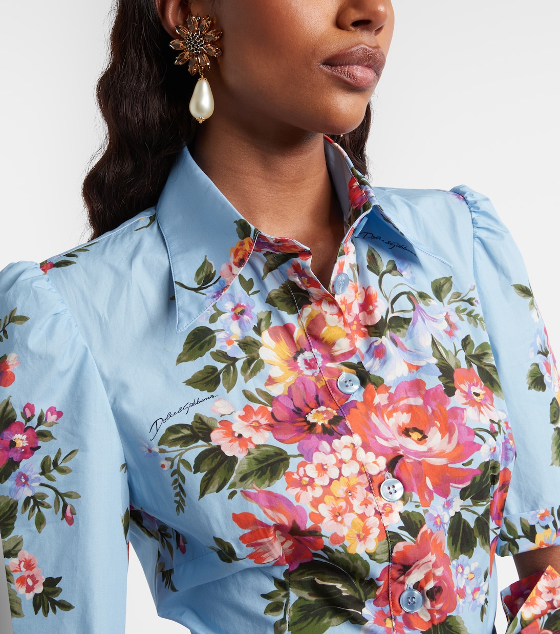 Re-Edition embellished clip-on earrings | Dolce&Gabbana