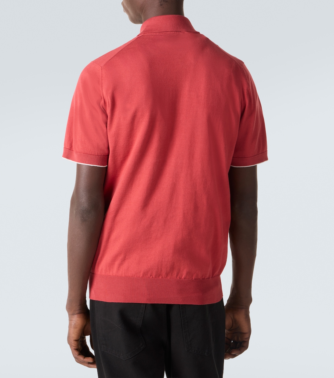 Cotton piqué polo shirt | Brunello Cucinelli