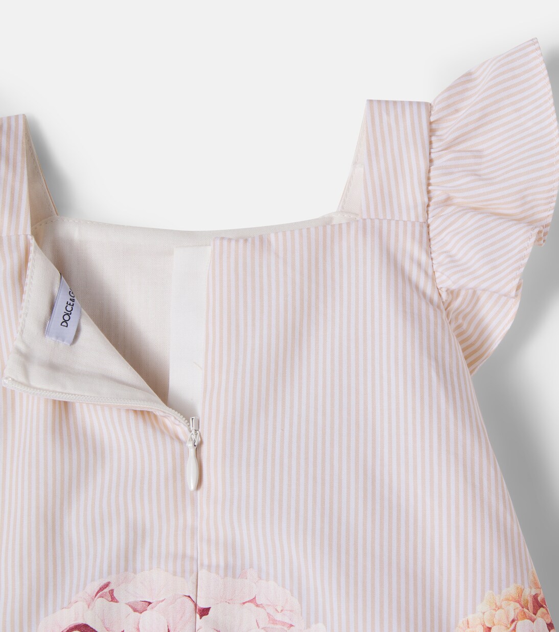 Baby striped cotton dress and bloomers set | Dolce&Gabbana Kids