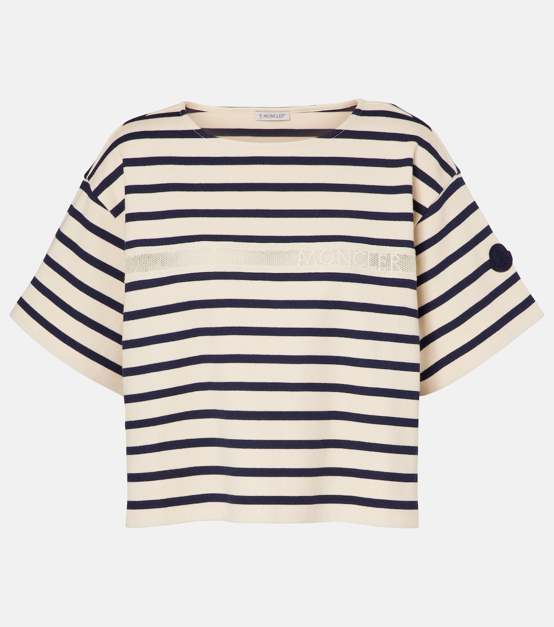Striped cotton jersey T-shirt | Moncler