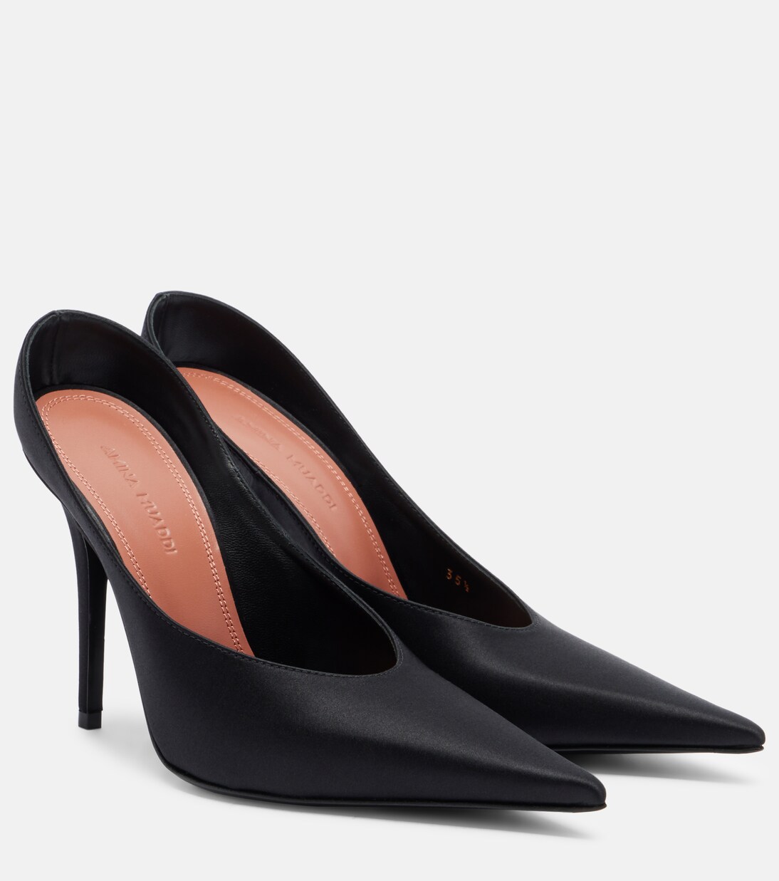 Mules Anok de satén | Amina Muaddi