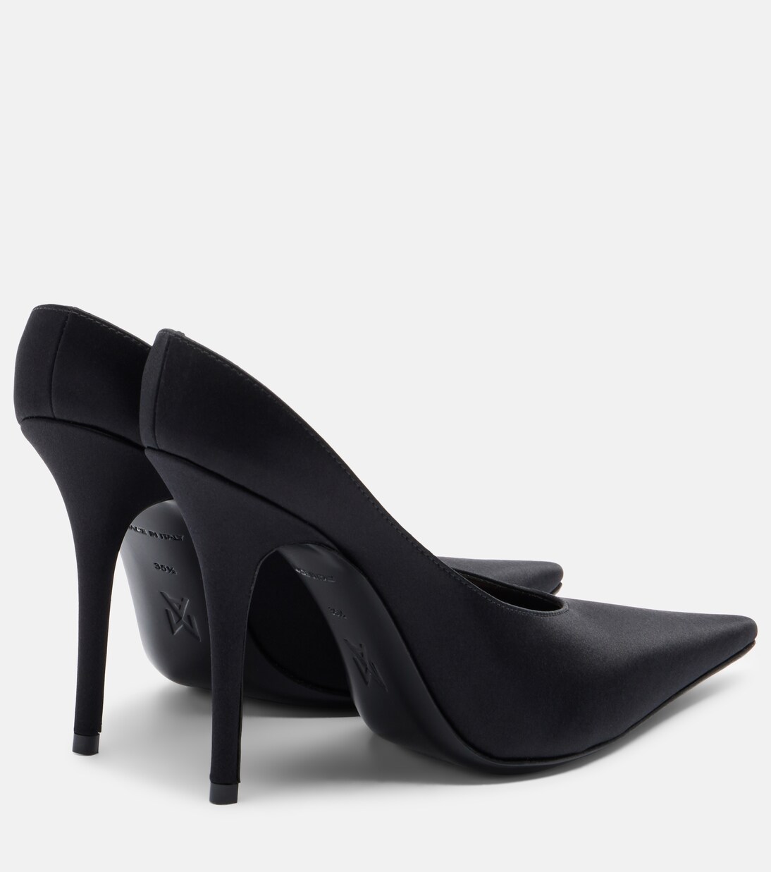 Mules Anok de satén | Amina Muaddi