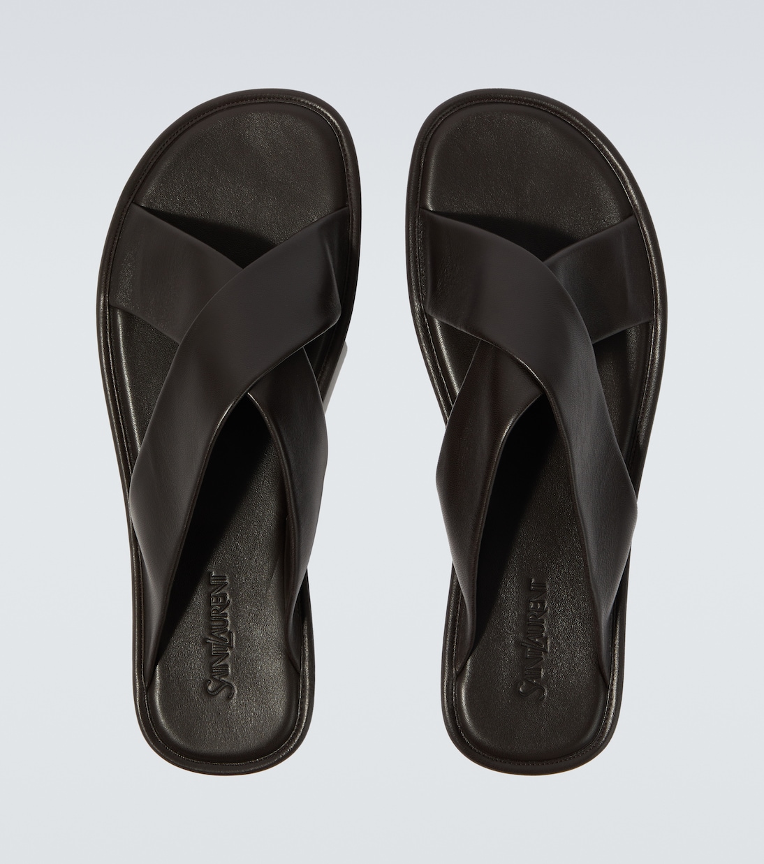 Carlyle leather sandals | Saint Laurent