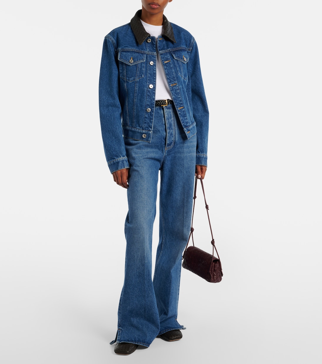 Jeans flared a vita alta | Bottega Veneta