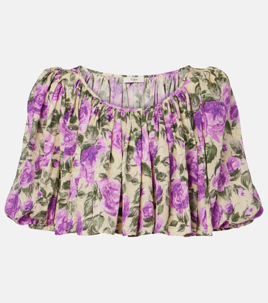 Bedrucktes Top aus Seide | Chloé