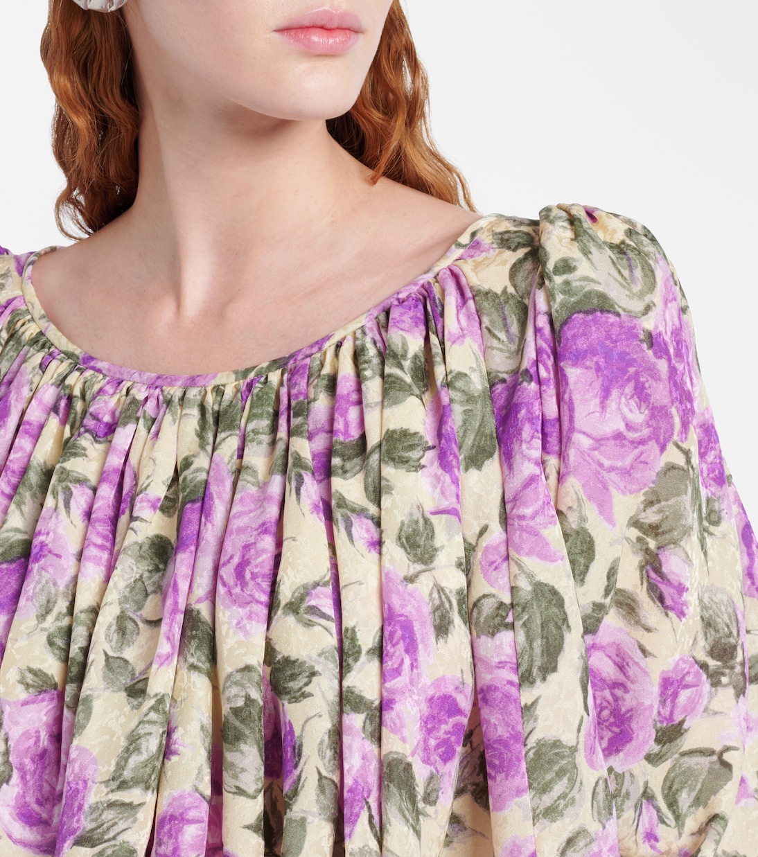 Bedrucktes Top aus Seide | Chloé