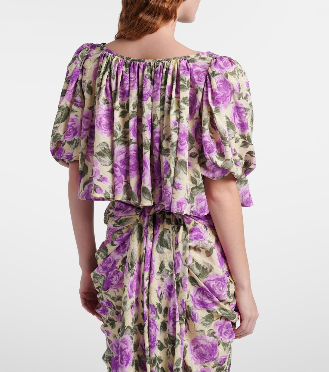 Bedrucktes Top aus Seide | Chloé