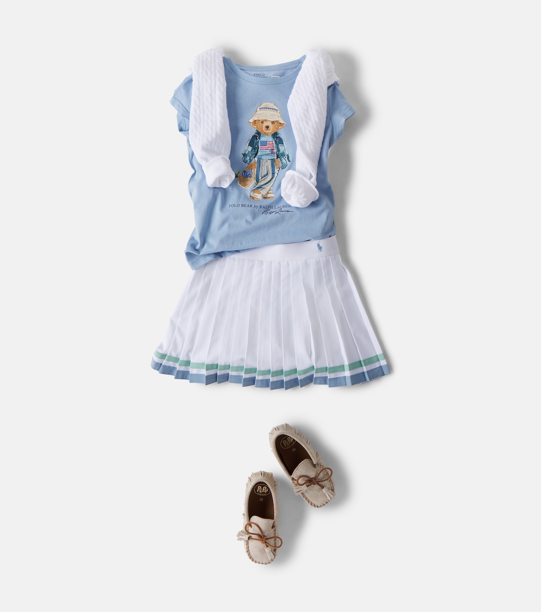Printed cotton jersey T-shirt | Polo Ralph Lauren Kids