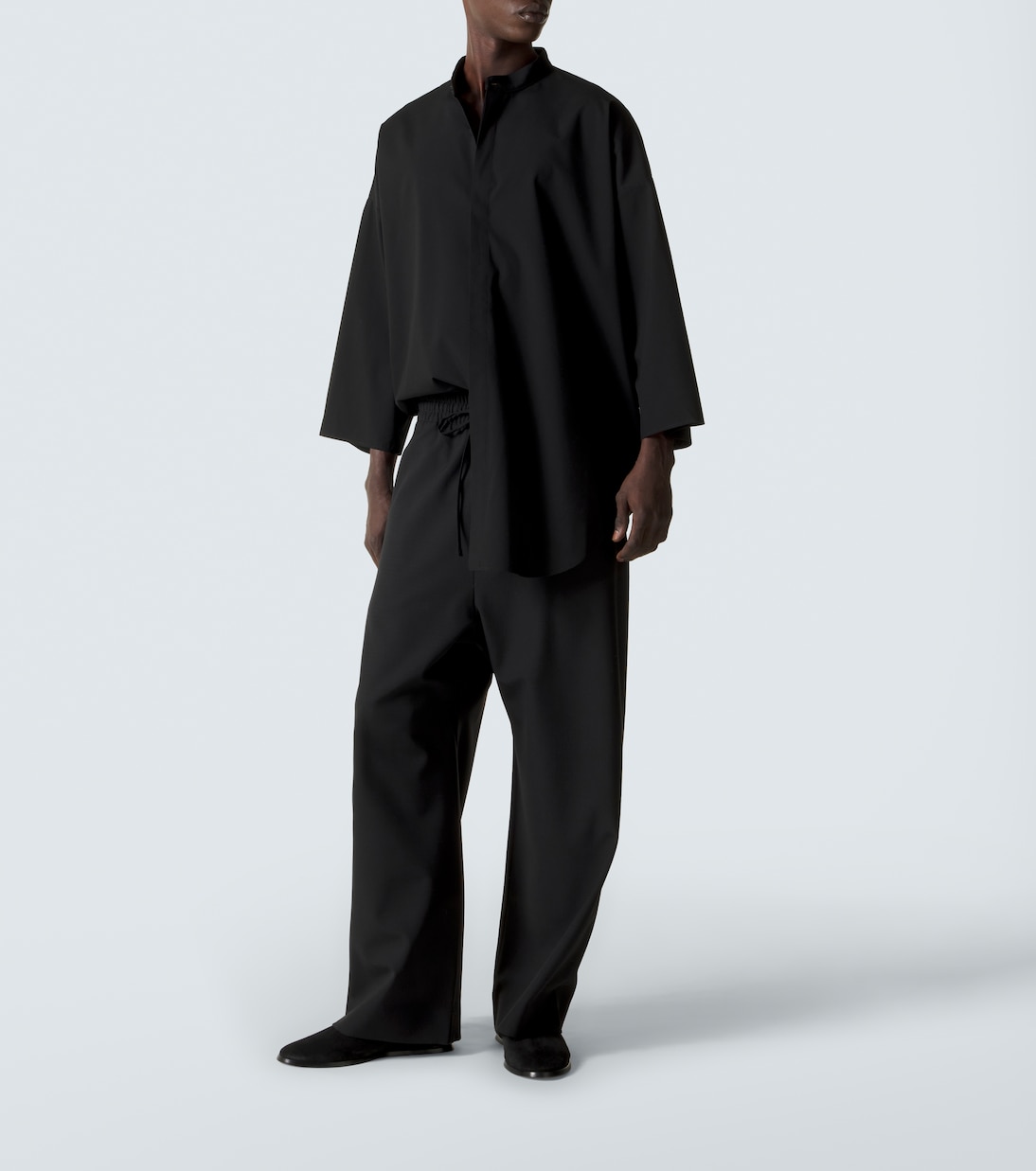 오버사이즈 코튼 울 셔츠 | Fear of God