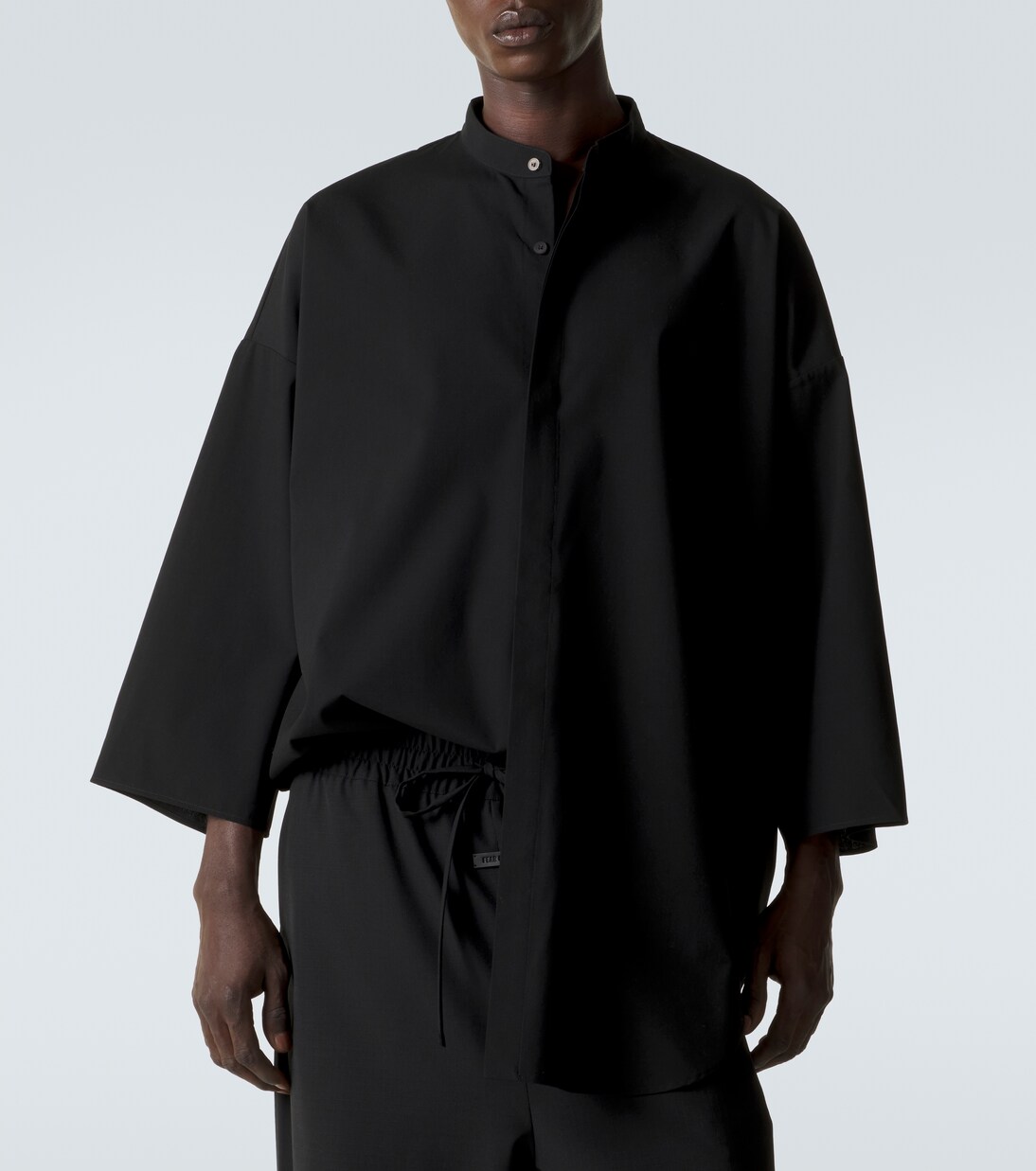 오버사이즈 코튼 울 셔츠 | Fear of God