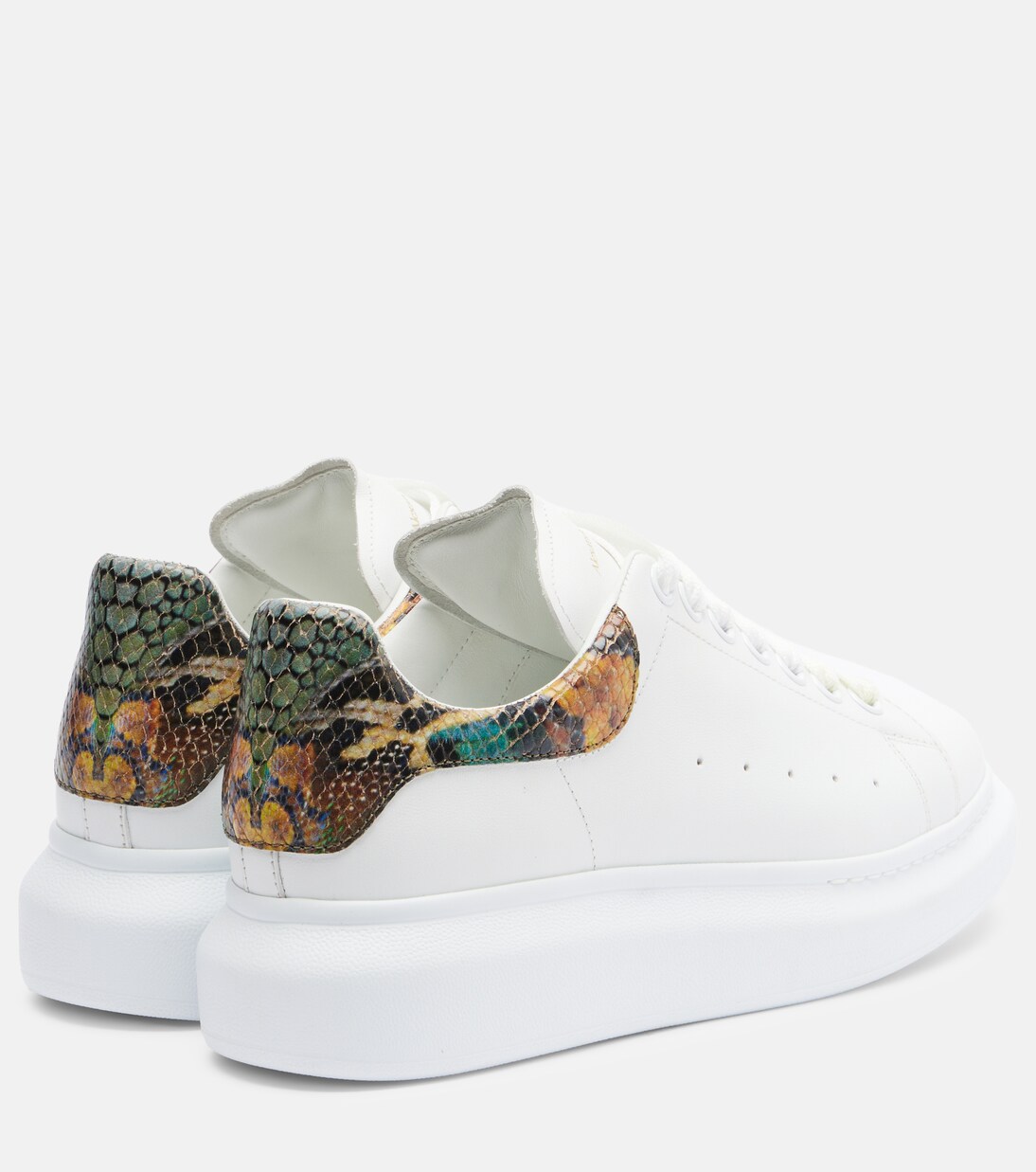 Oversized leather sneakers | McQueen
