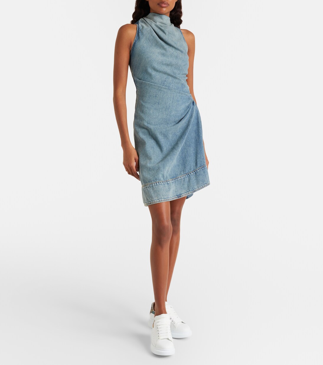 Oversized leather sneakers | McQueen