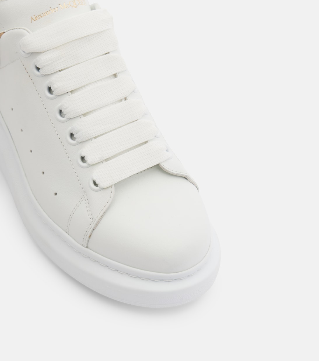 Oversized leather sneakers | McQueen