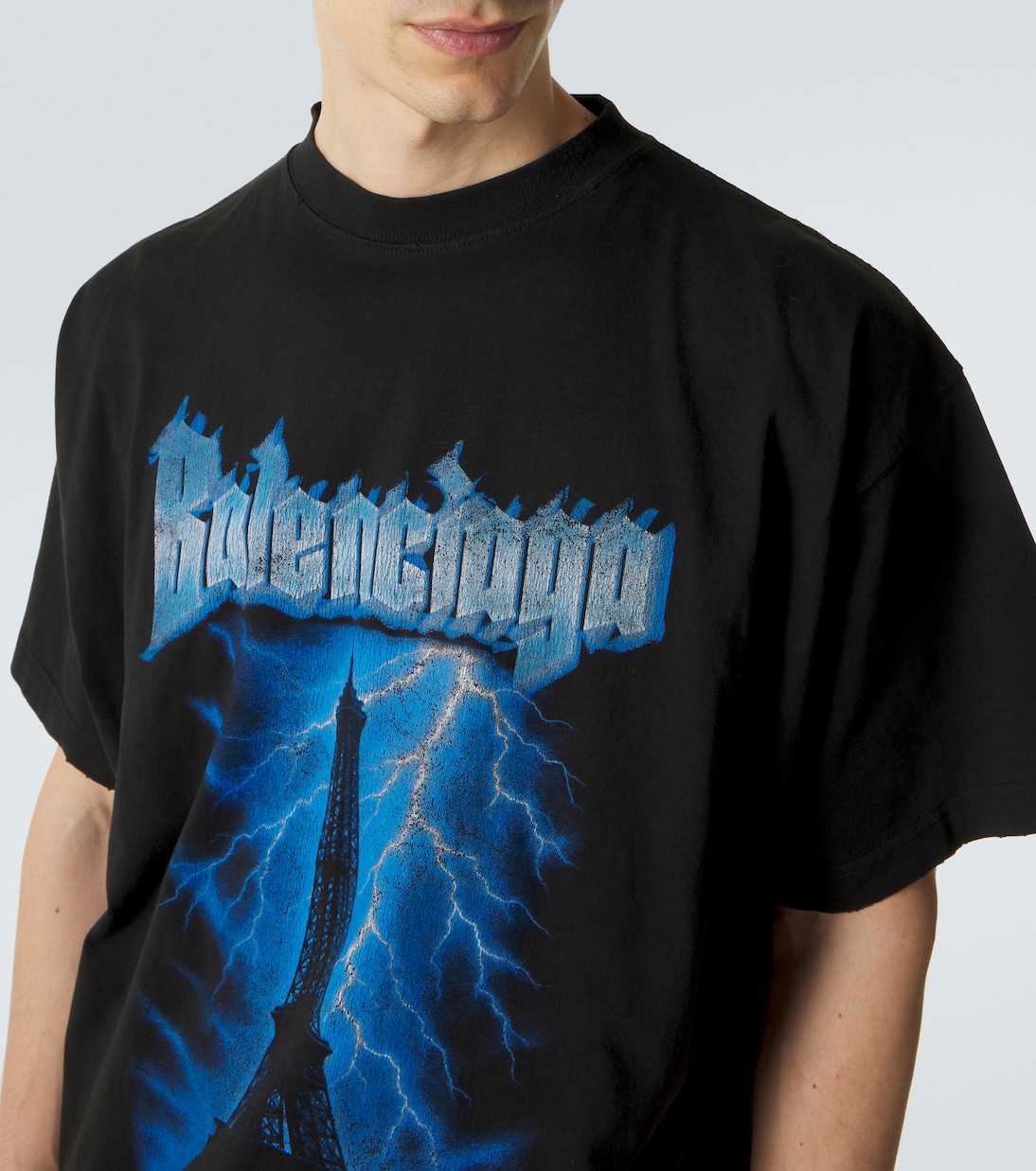 Printed cotton jersey T-shirt | Balenciaga