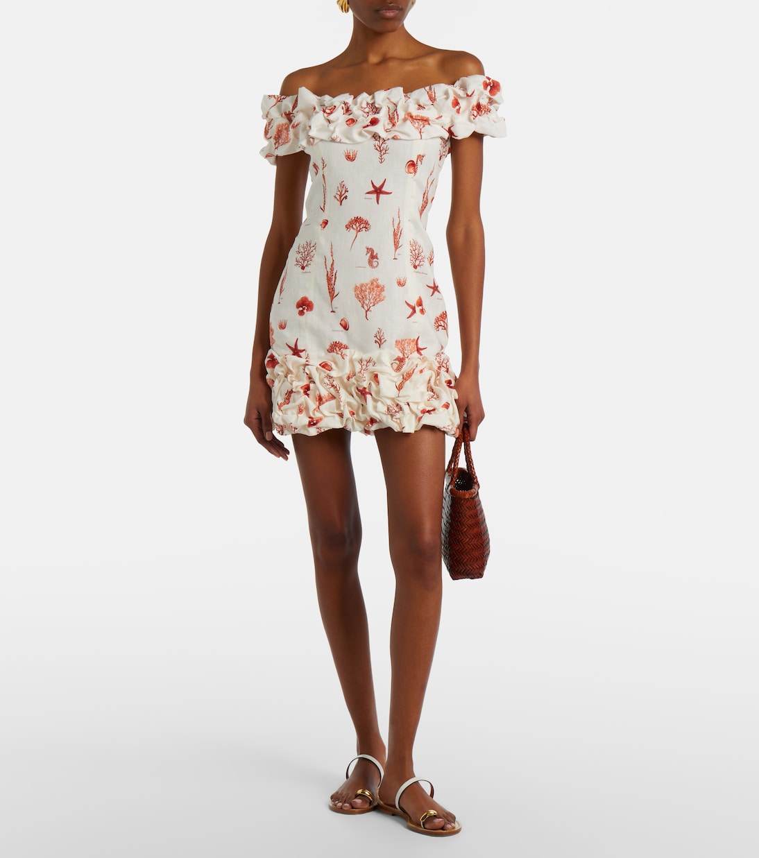 Robe Jardin imprimée en lin | Agua by Agua Bendita