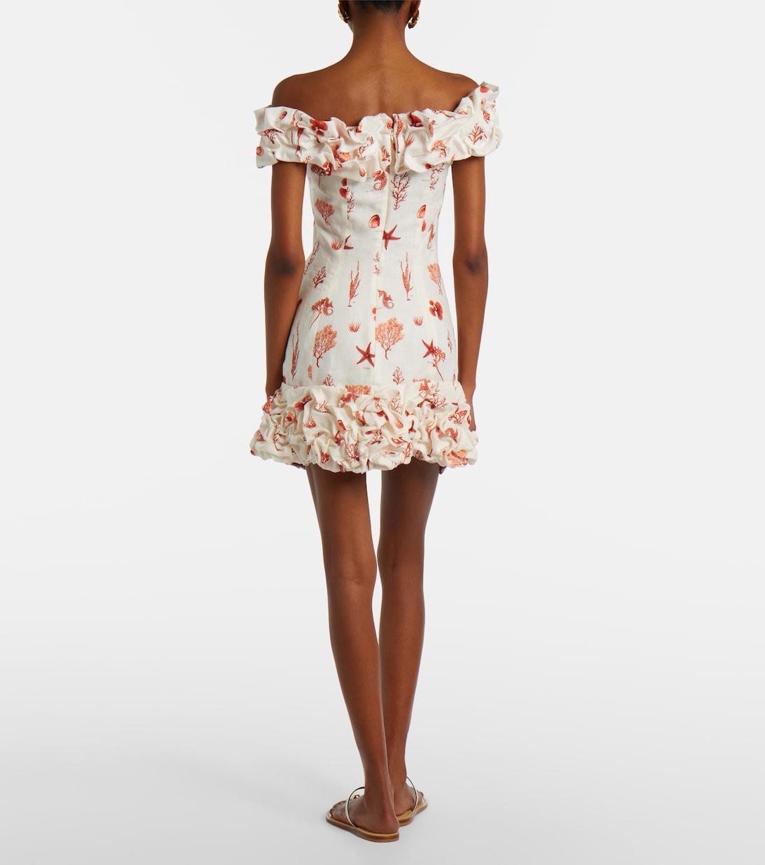 Robe Jardin imprimée en lin | Agua by Agua Bendita